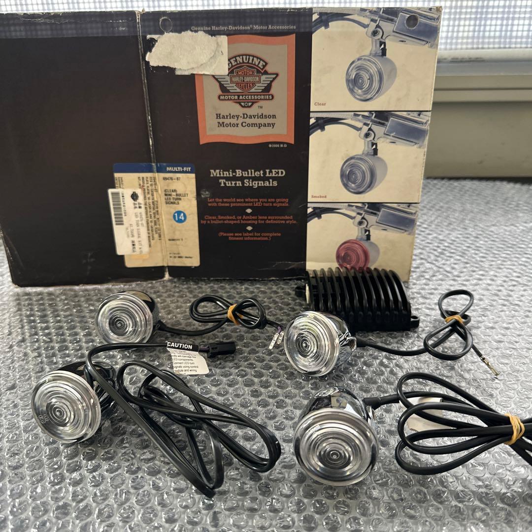 新品　ハーレー純正　LEDターンシグナル　ミニウィンカー　ソフテイル　ダイナ他
