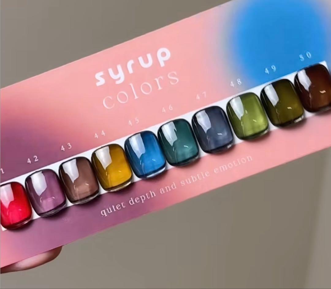 enoi AW syrup 10 colors set エノイ シロップジェル