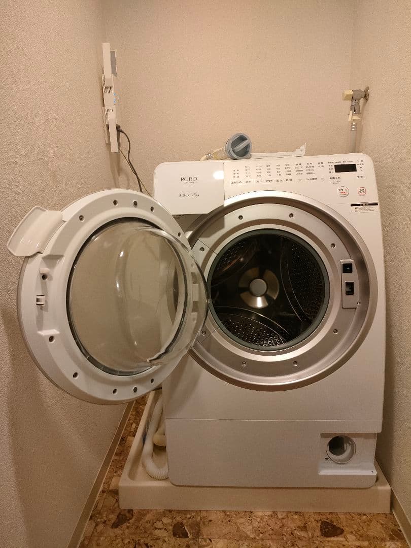 RORO ドラム式洗濯乾燥機 ヤマダ電機　YWM-YV90N 2025年製