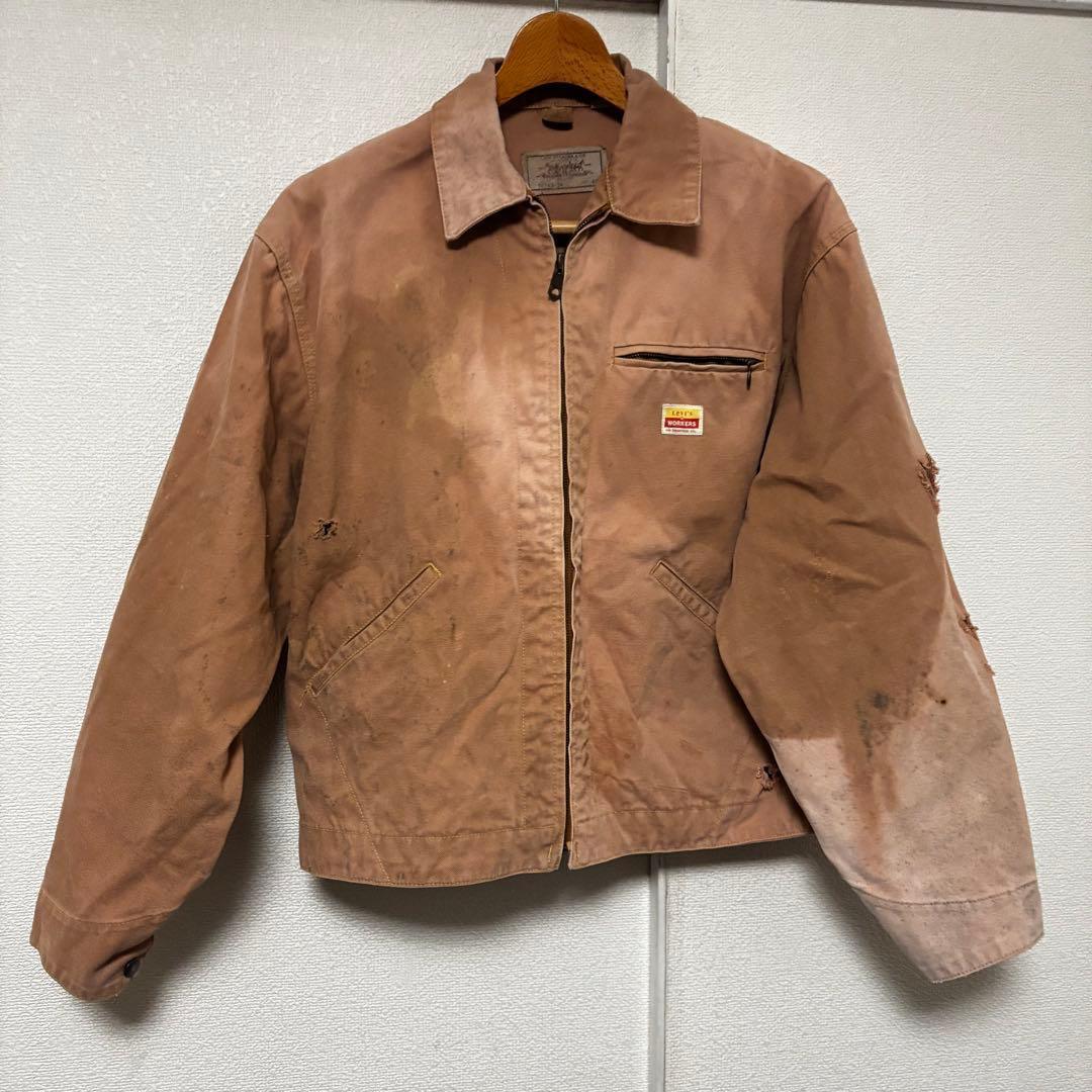 90s LEVI'Sリーバイス70743-34ダック ワークジャケット - メルカリ