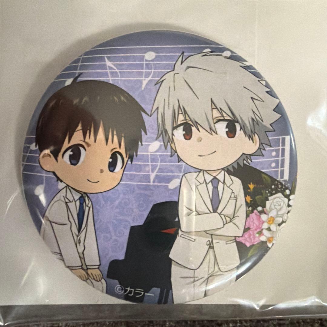 エヴァンゲリオン 缶バッジ 碇シンジ 渚カヲル - メルカリ