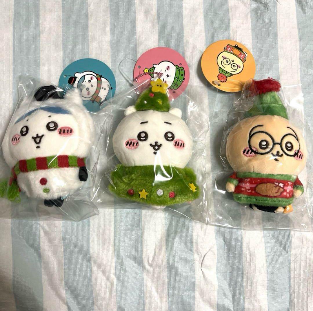 ちいかわ ハッピーホリデーなマスコット ぬいぐるみ ちいかわ ハチワレ うさぎ 予約】ちいかわ ハッピーホリデーなマスコット（ちいかわ）【2024年4月