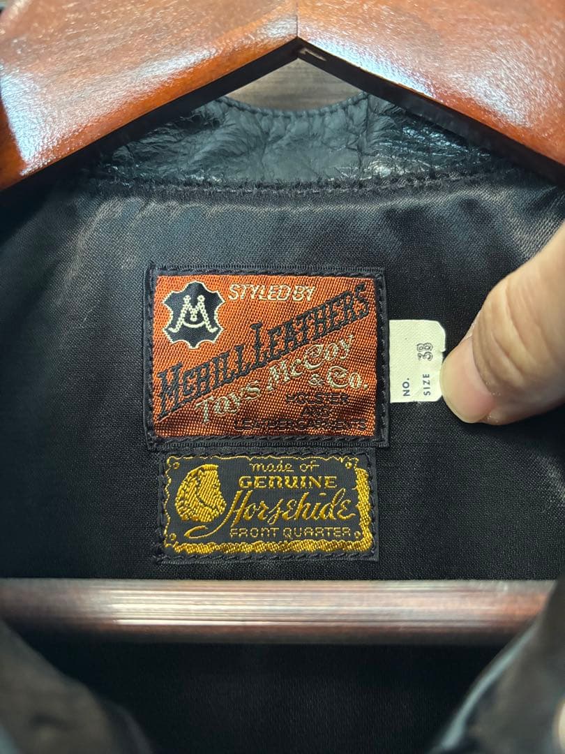 【TOYS McCOY】シングルライダースジャケット D.D.313 サイズ38