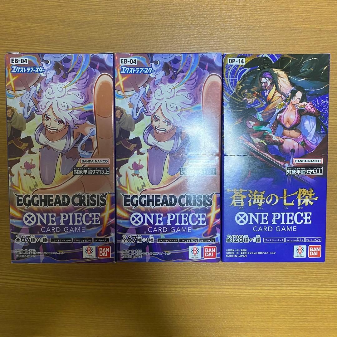 エッグヘッドクライシス 蒼海の七傑 ボックス ワンピースカード - メルカリ