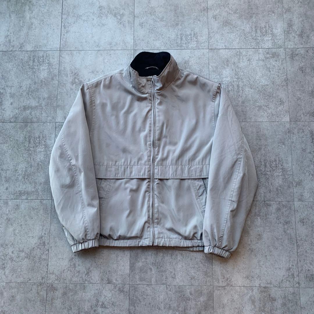 00s DOCKERS ウォームアップジャケット USA 古着 ナイロン グレー