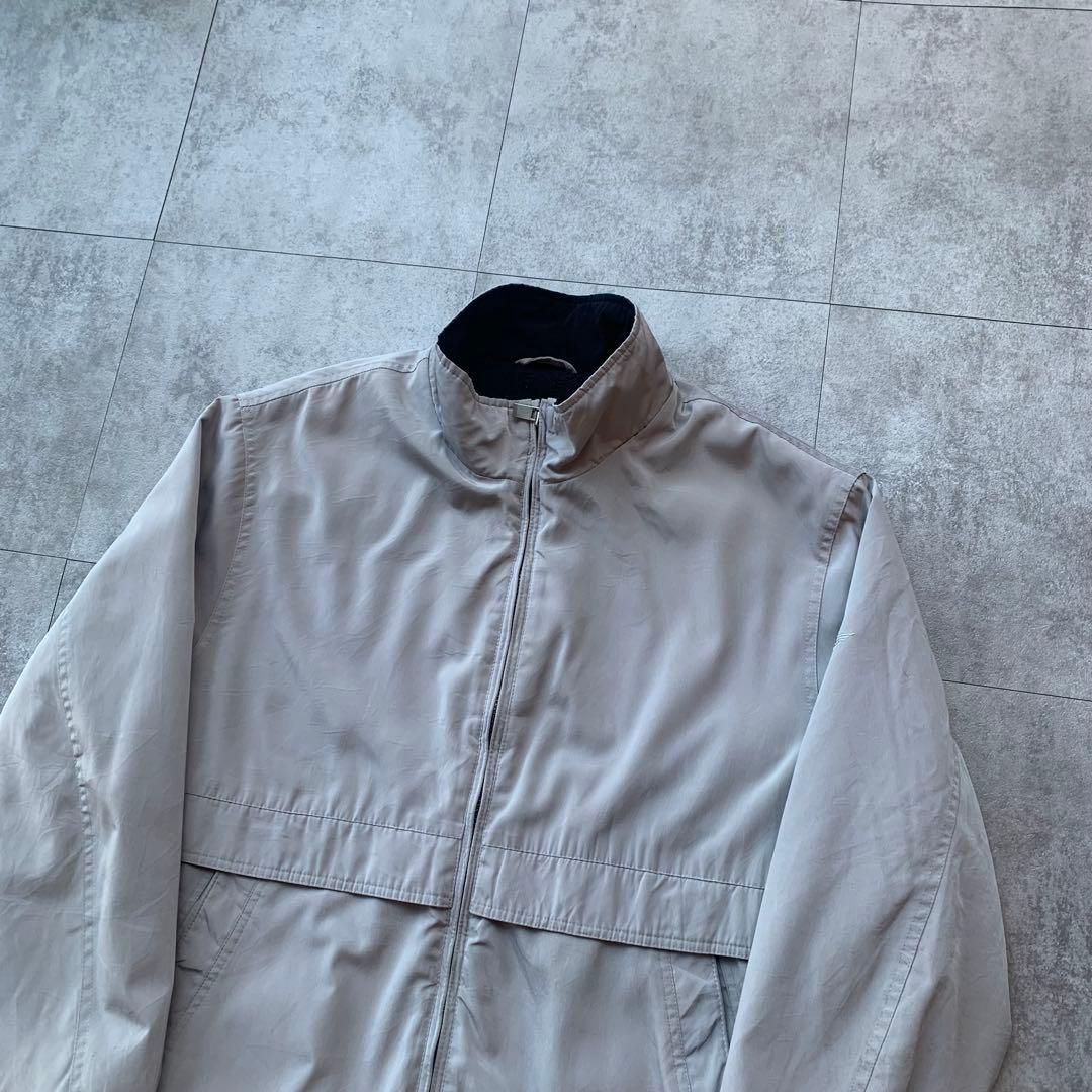 00s DOCKERS ウォームアップジャケット USA 古着 ナイロン グレー