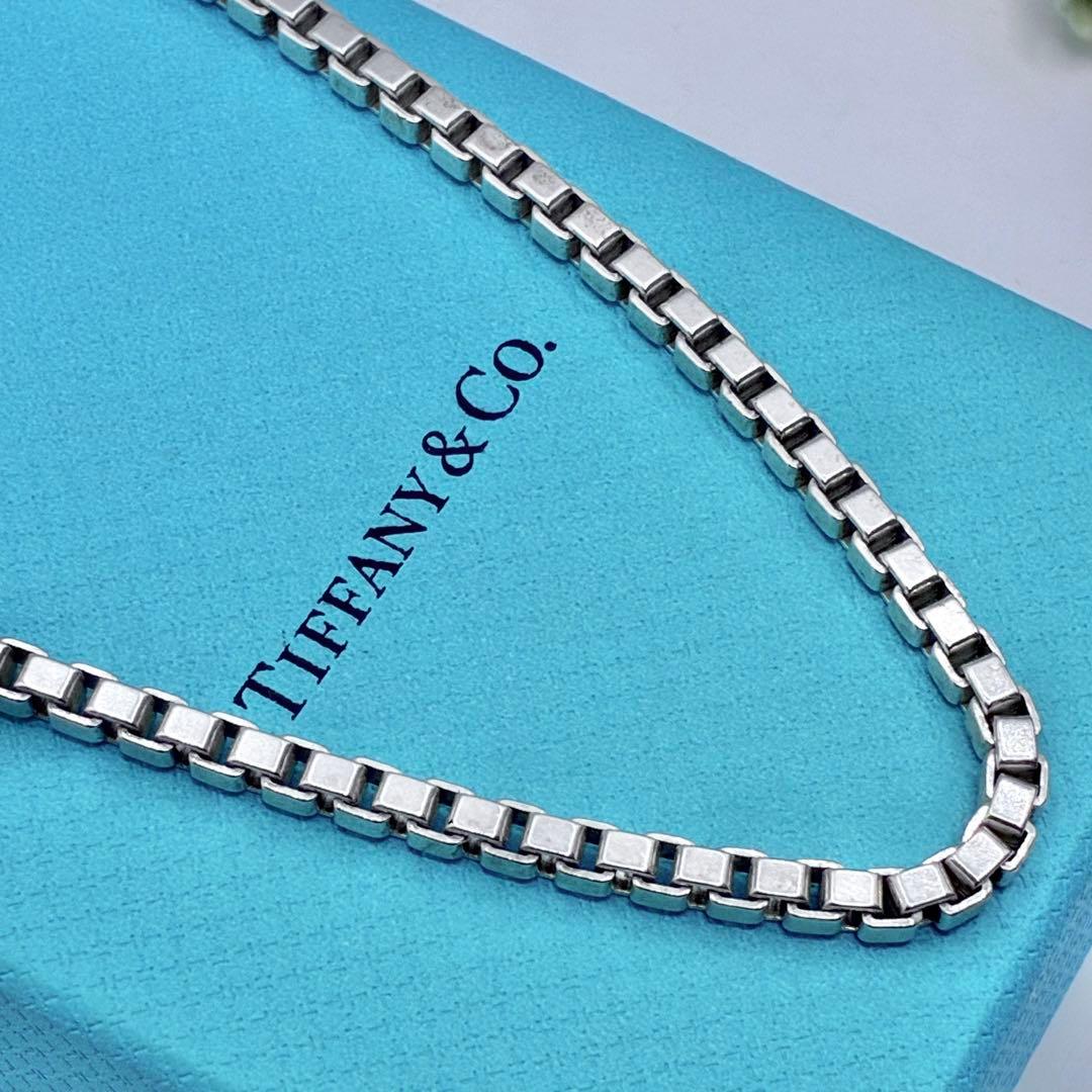 【箱、袋付き】ティファニー　ベネチアン　ネックレス　47.5cm　シルバー　美品