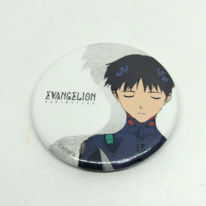 エヴァンゲリオン展 エヴァ展 限定 カプセルトイ 缶バッジ 　碇 シンジ