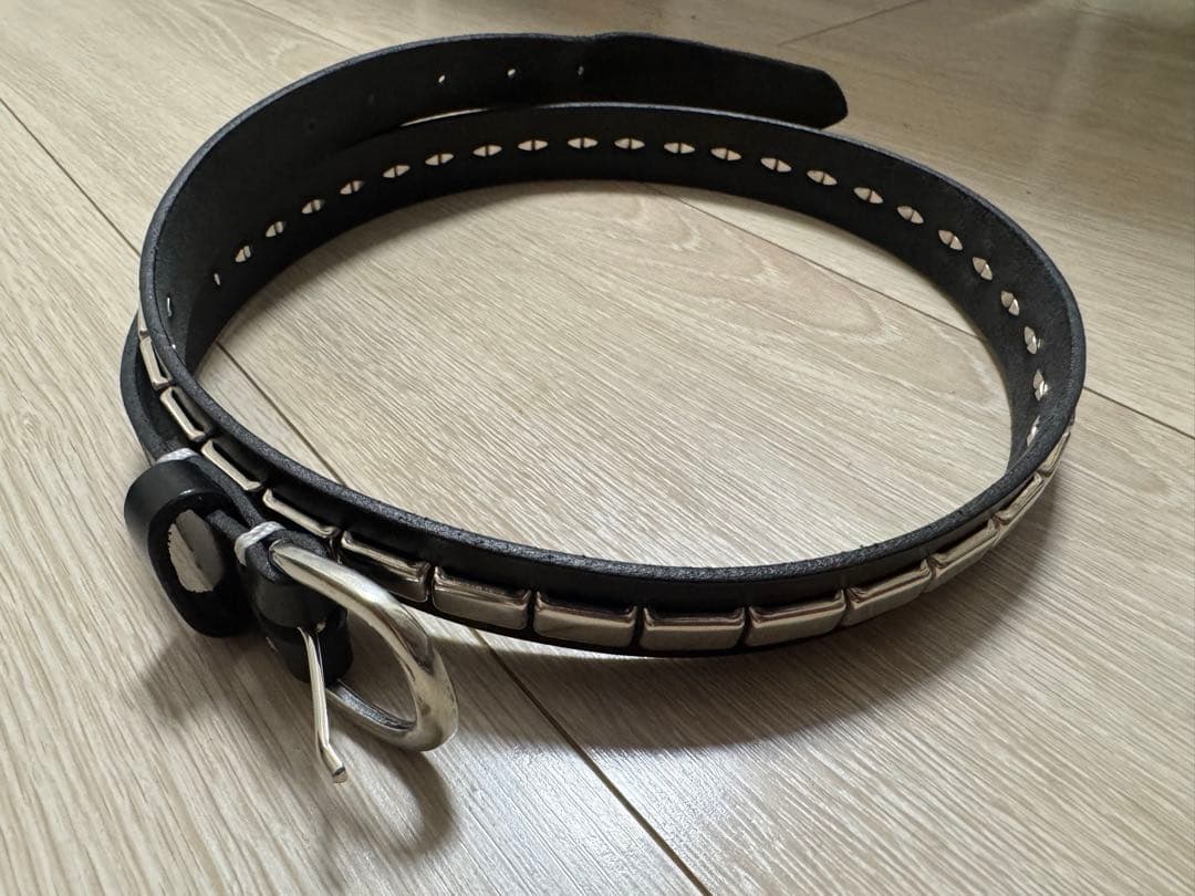 小物 DECi Bridle studs narrow belt M OVY Bridle studs narrow belt | DECi