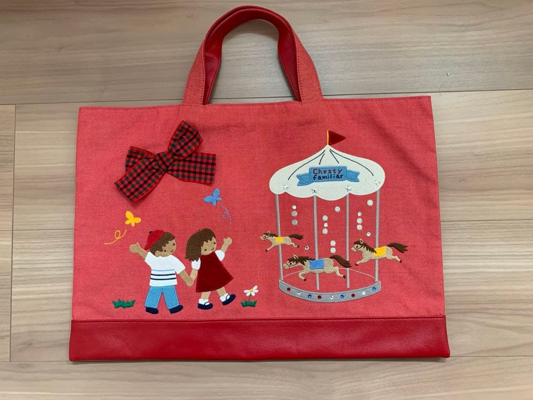 ファミリア　チェスティ　コラボ　バッグ 未使用に近い