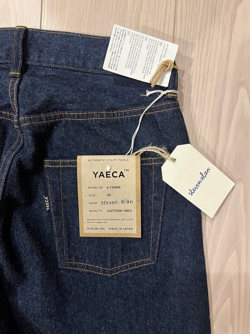 YAECA ヤエカ　ストレートデニム