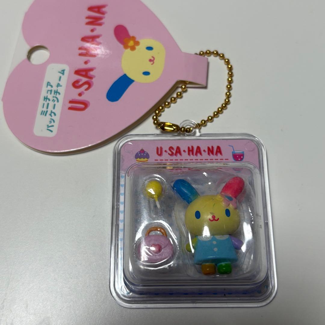ウサハナ　ミニチュアパッケージチャーム　サンリオ