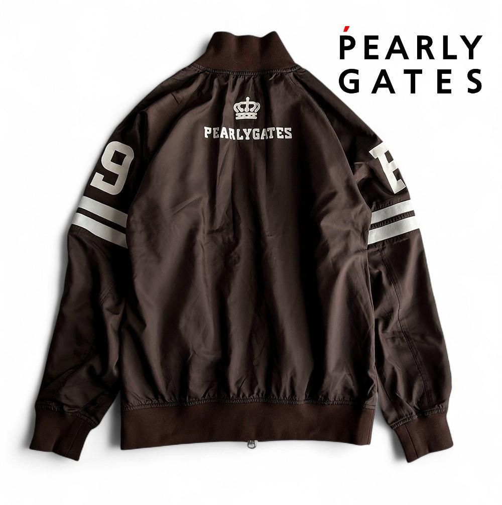 美品パーリーゲイツ 蓄熱フィルム裏地 ダブルジップスニードジャケット