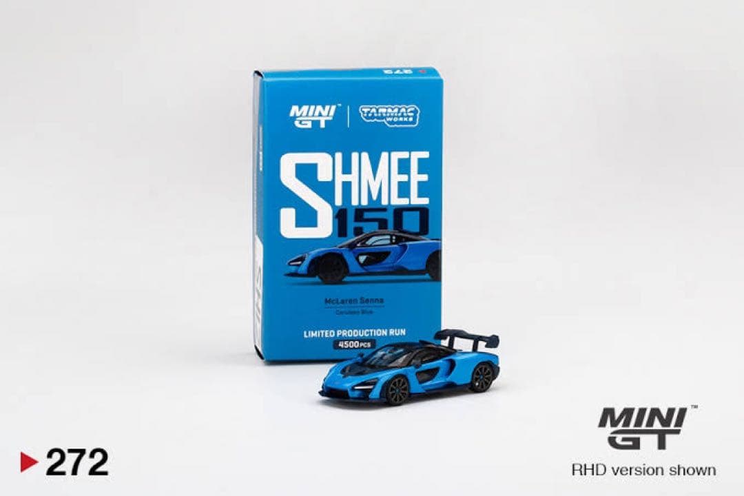 MINI GT ミニGT SHMEE マクラーレン セナ セルリアン ブルー - メルカリ