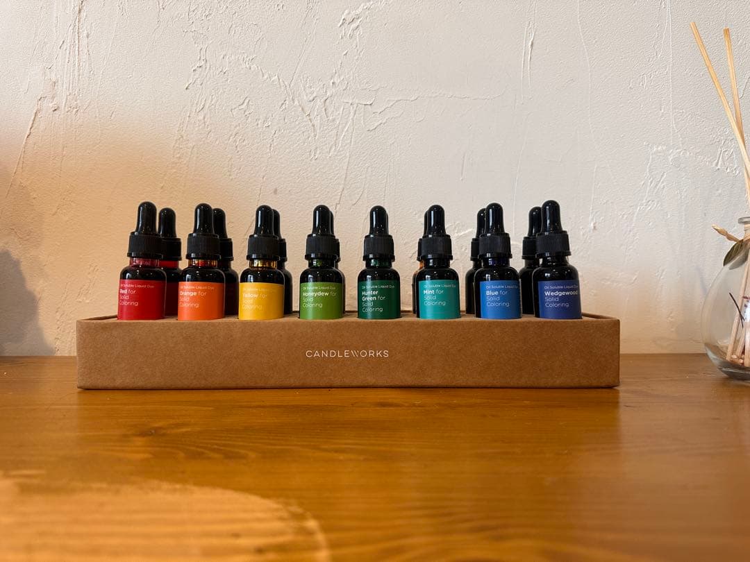 韓国　CANDLE WORKS 液体染料16色