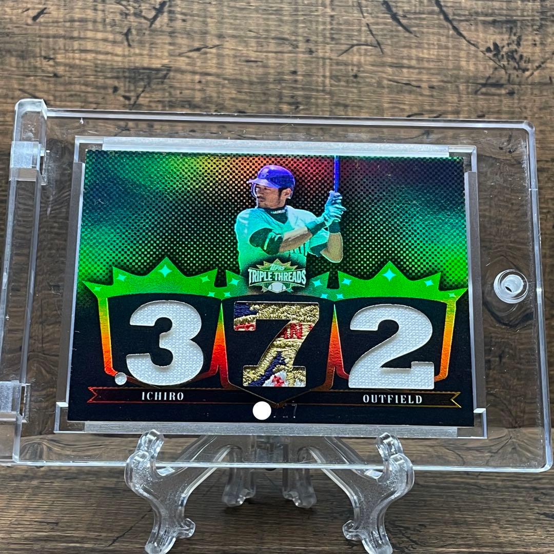 イチロー 激レア 2007 アメリカンリーグロゴパッチ カード topps