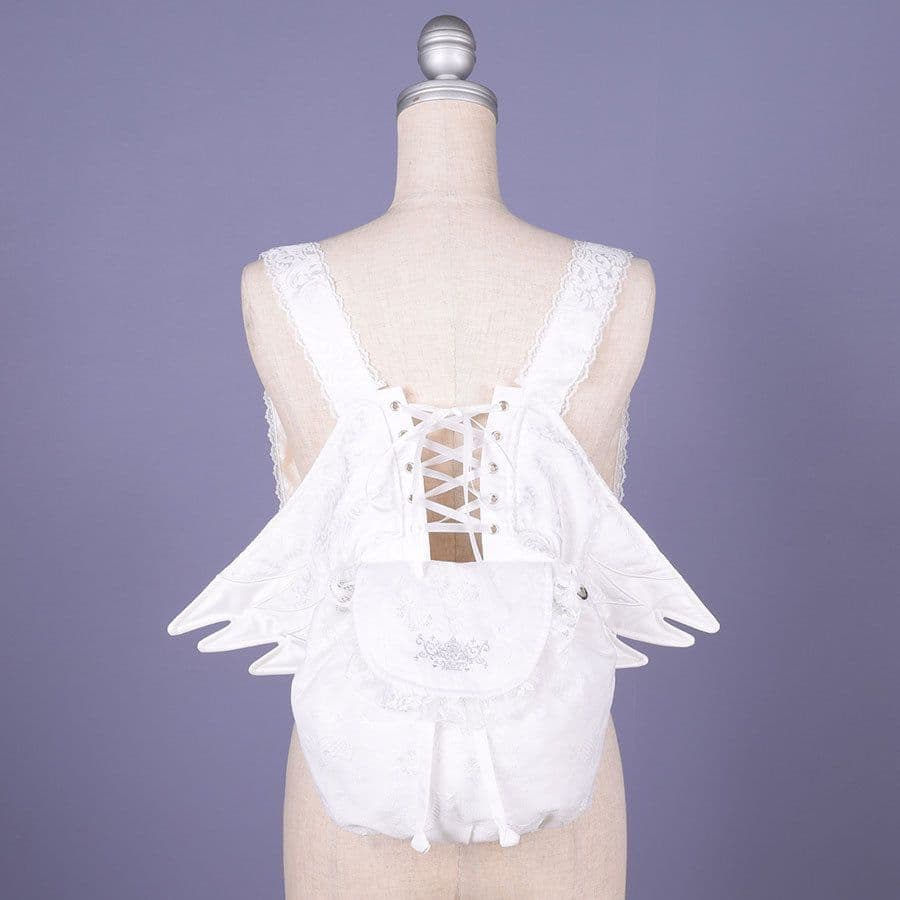 新品 h.NAOTO Angel Wing Backpack / WH