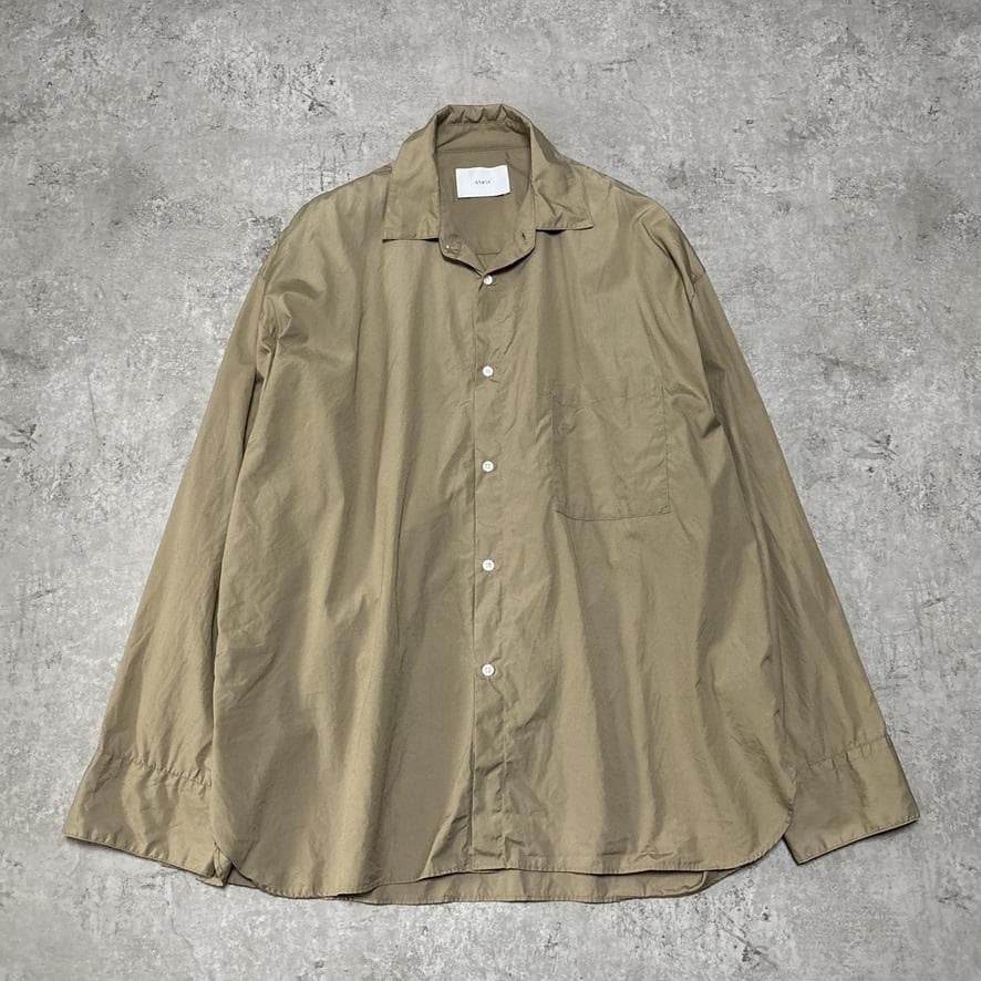 シュタイン OVERSIZED DOWN PAT SHIRT 長袖シャツ M