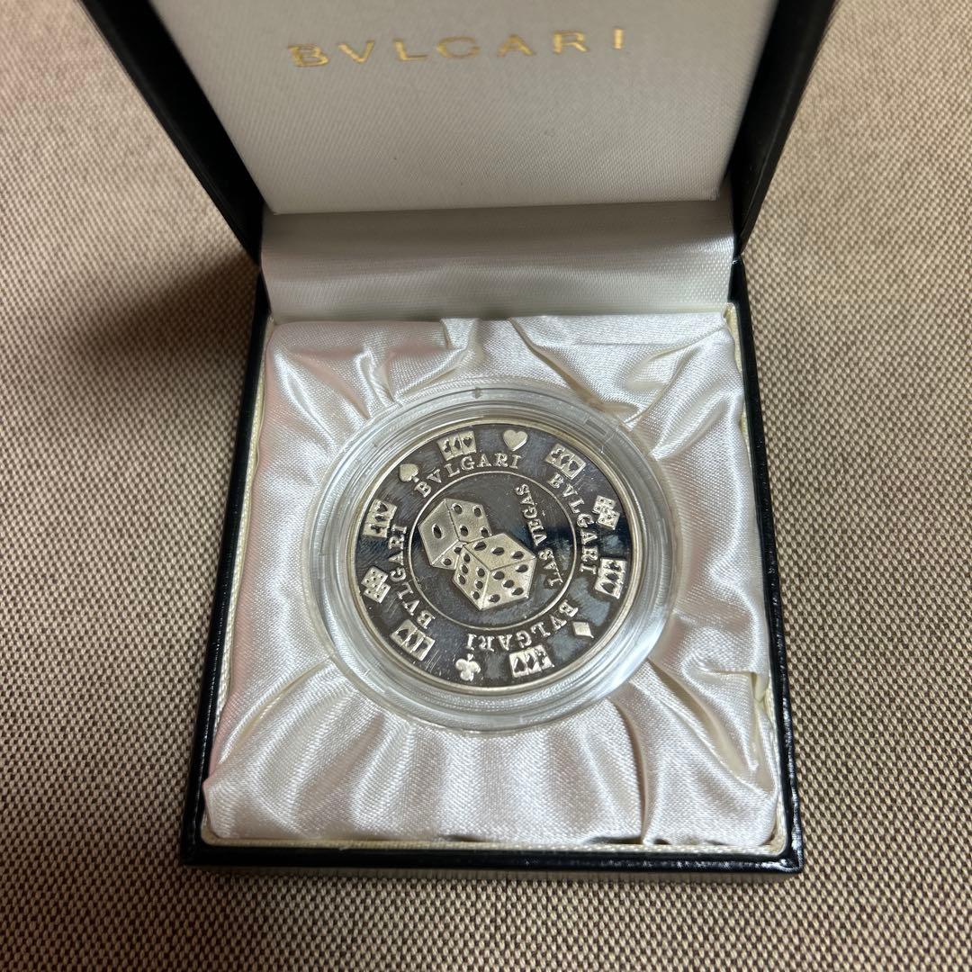 ブルガリ　ラスベガス限定メダル 限界値下げ祭50-OF】 BVLGARI ブルガリ SV925 記念コイン メダル