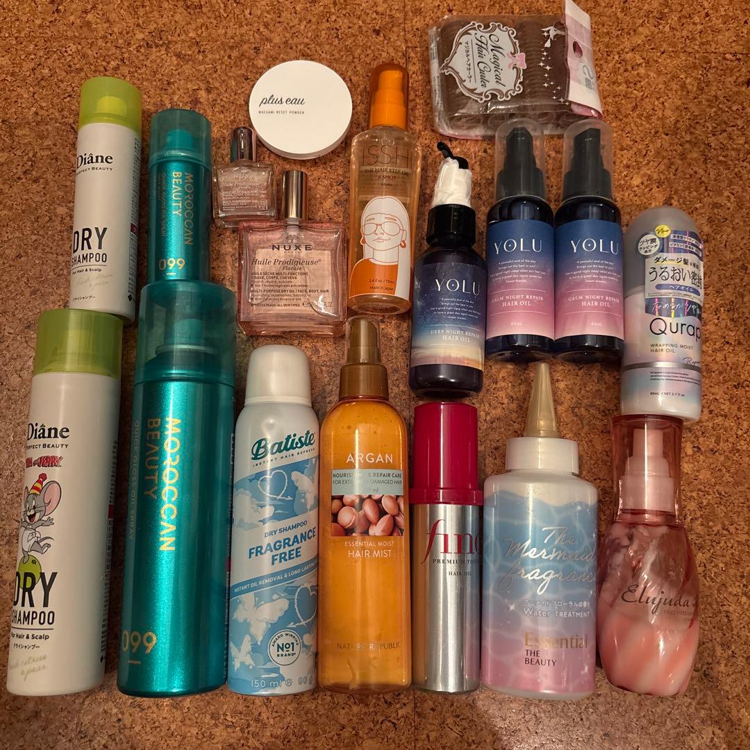 ドライシャンプー　スプレー　トリートメント　ヘアミスト　パウダー　17点セット