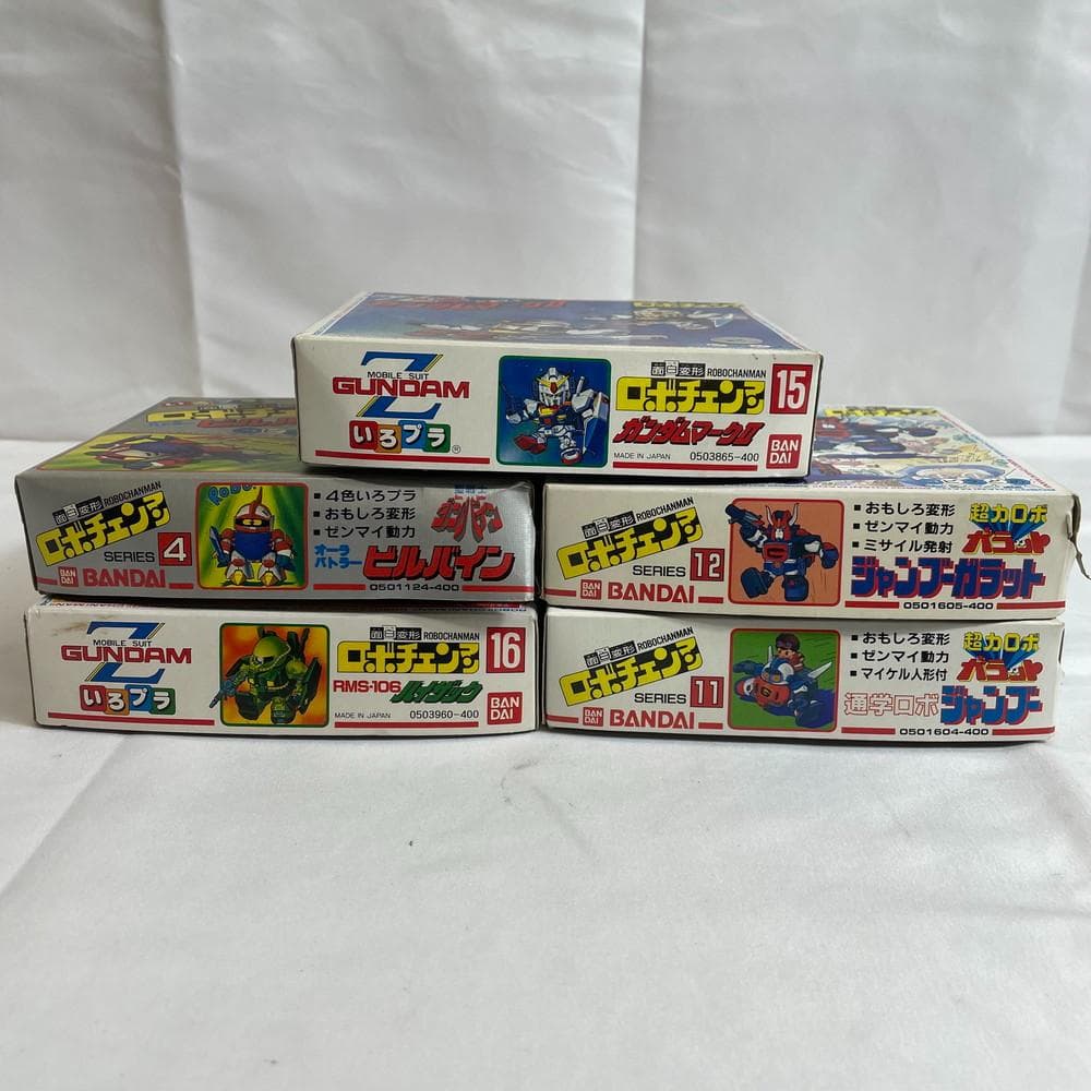 ◇ロボチェンマン 面白変形 Zガンダム プラモデル まとめ売り 08136
