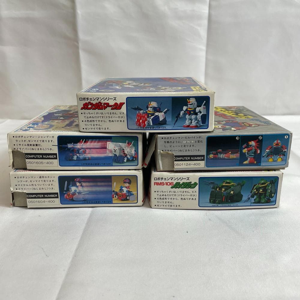 ◇ロボチェンマン 面白変形 Zガンダム プラモデル まとめ売り 08136