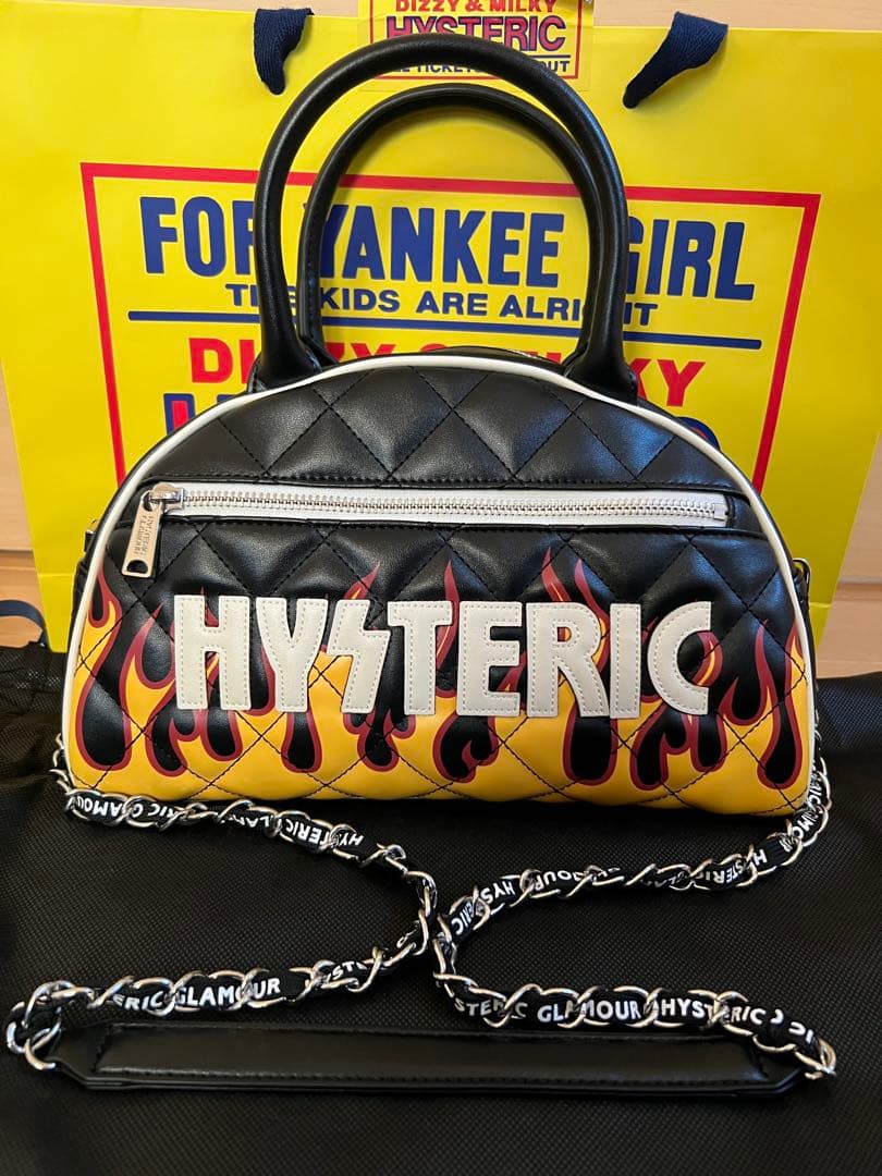 【HYSTERIC GLAMOUR 】HYSTERIC FIRE ボストンバッグ