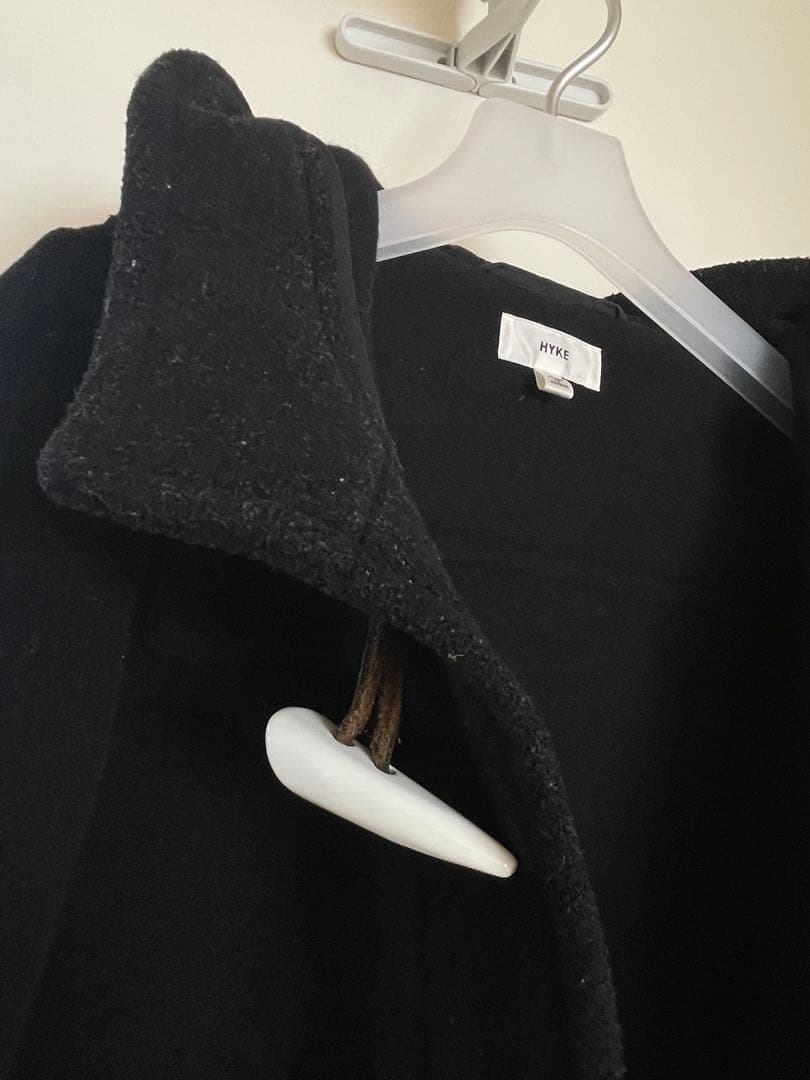 HYKE ハイク ダッフルコート 白トグル - メルカリ