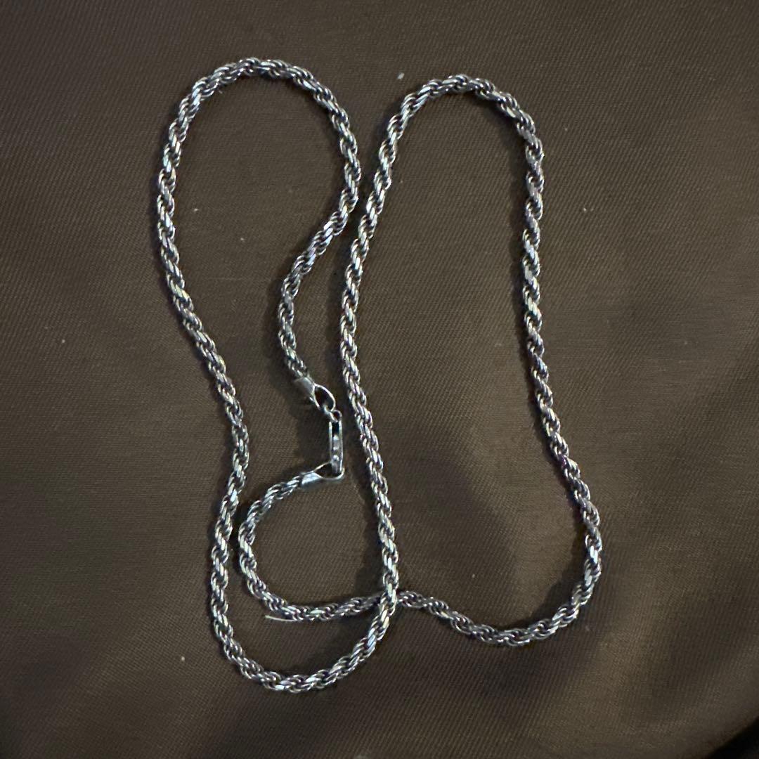 AVALANCHE シルバー925 ネックレス ロープチェーン 50cm