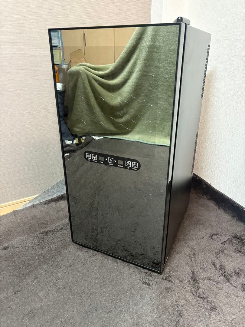 コンポジット a05396 ワインセラー 1年保証 ワインセラー 家庭用 78L 最大32本収納 上下段別温度調節