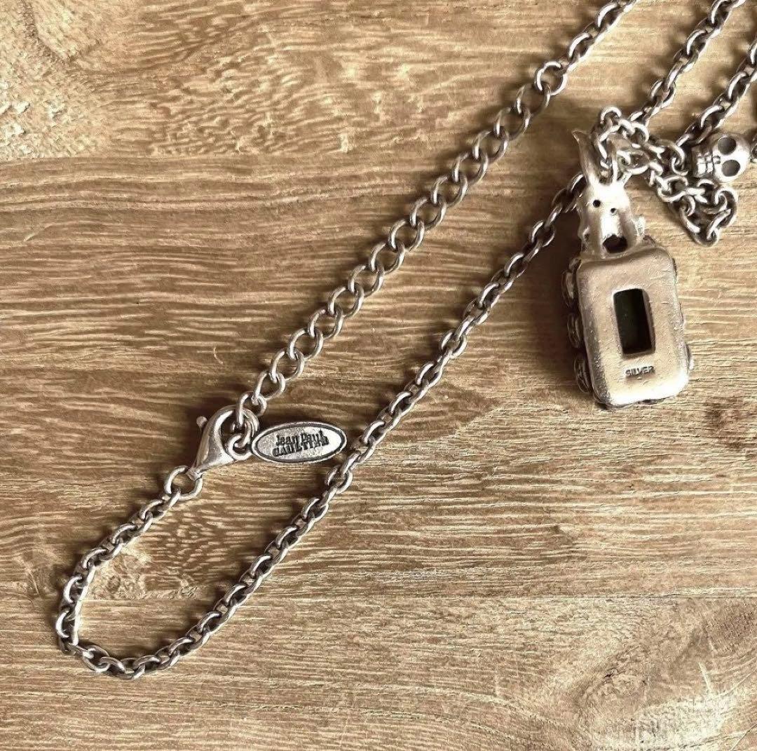 ジャンポールゴルチエ スカル モチーフ SILVER ネックレス - メルカリ