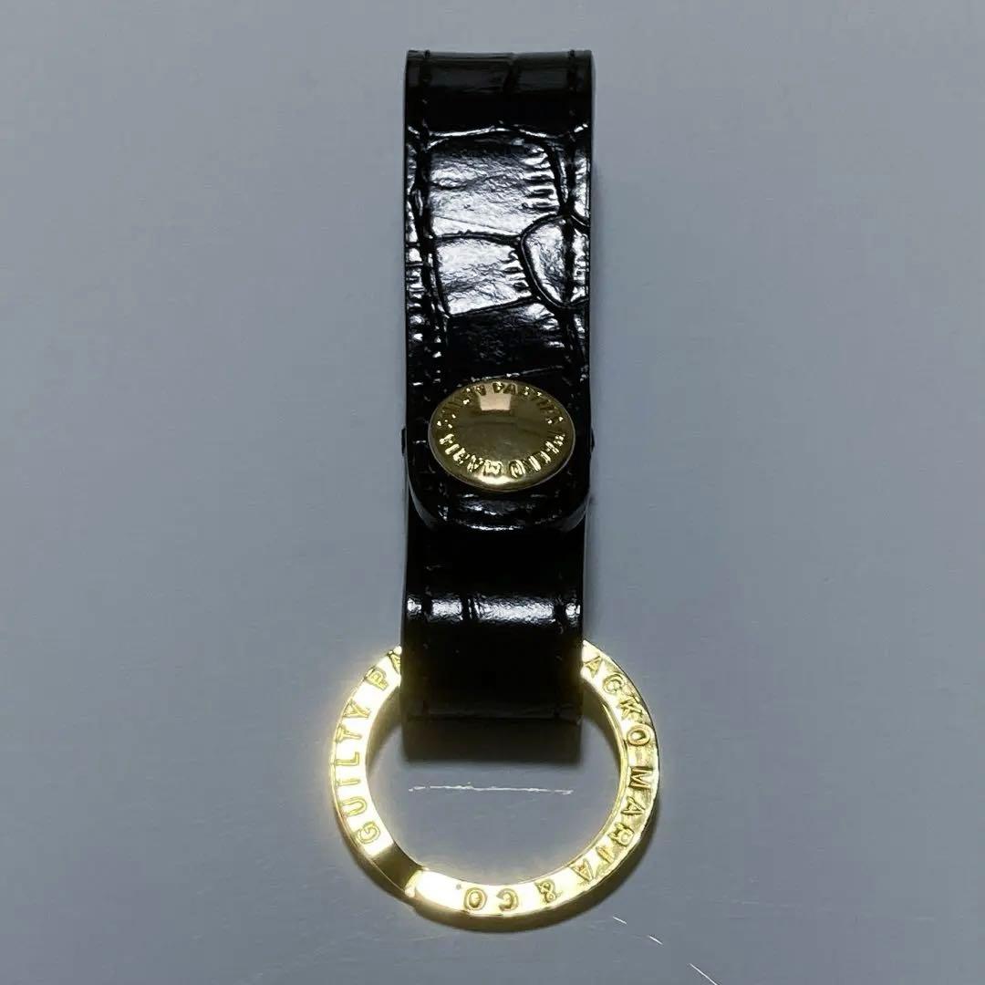 WACKOMARIA　ワコマリア　レザーキーホルダー　（CROCODILE）