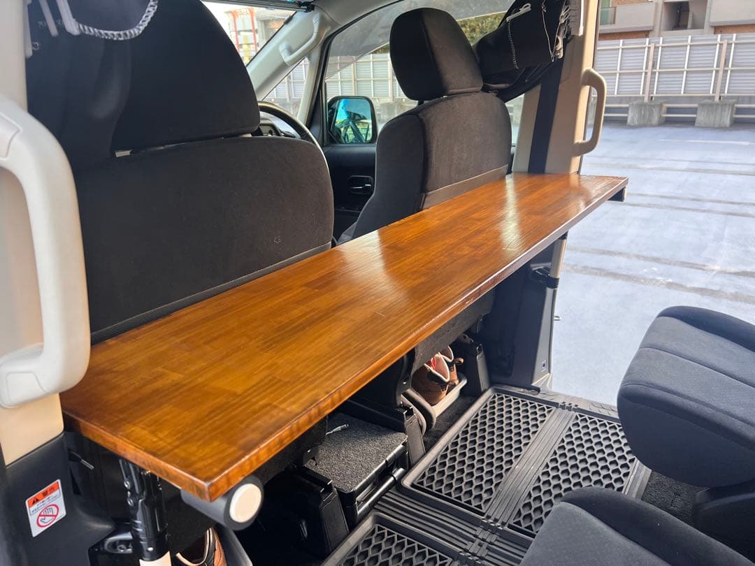 脚のみ・可動式】デリカD5 セカンドシート用テーブル ※10㎝高さ調整可