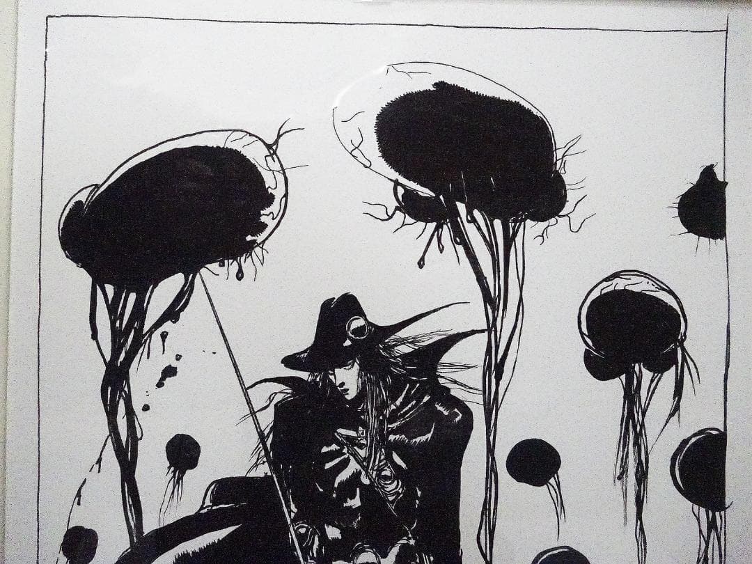 天野喜孝 #オーダー版画③ #吸血鬼ハンターD #共箱 #アールビバン