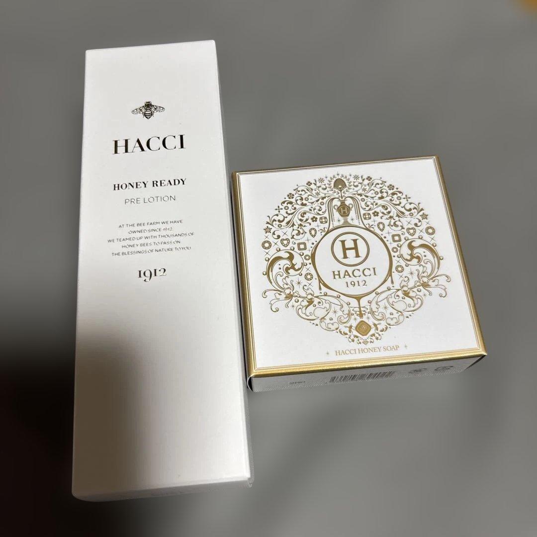 HACCI ハニーレディ ミルクローション 95mL 石鹸80gセット