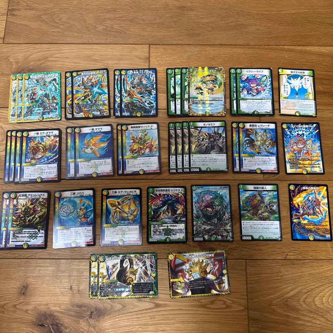 デュエマカードデッキ　プチョヘンザ？　カバー40枚付き