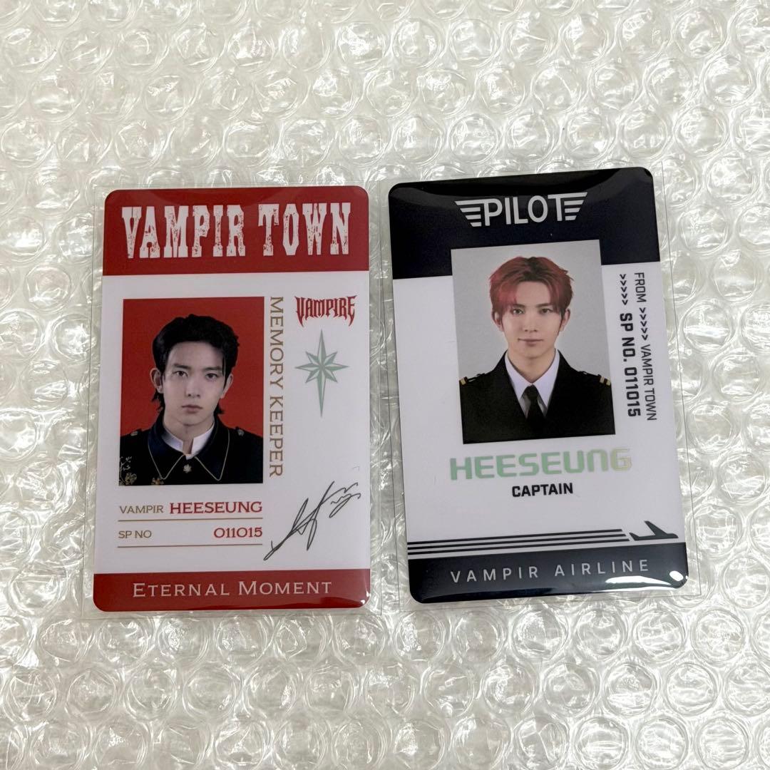 ENHYPEN WORLD ヒスン ポップアップ PVC トレカ 2枚セット