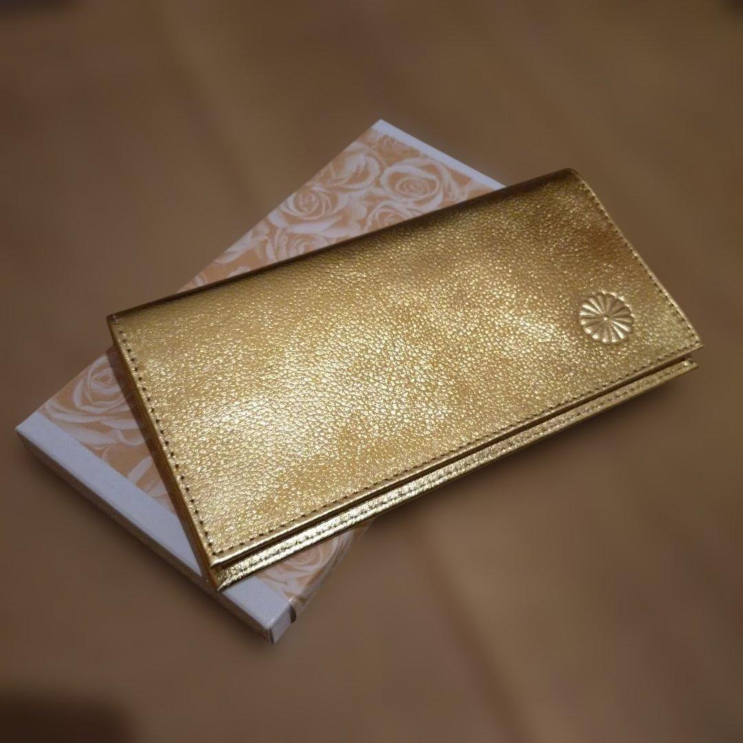 皇居 長財布 箱付き 新品未使用/箱・袋付き】皇居限定 ブラック黒 特製長財布 レザー 本革