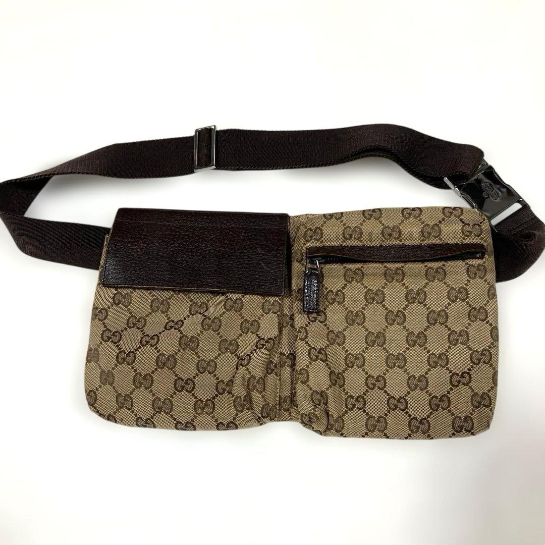 GUCCI☆GG柄ボディバッグ