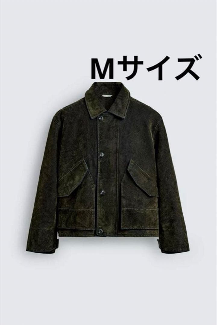 ZARA ベロアツイルジャケット　Mサイズ