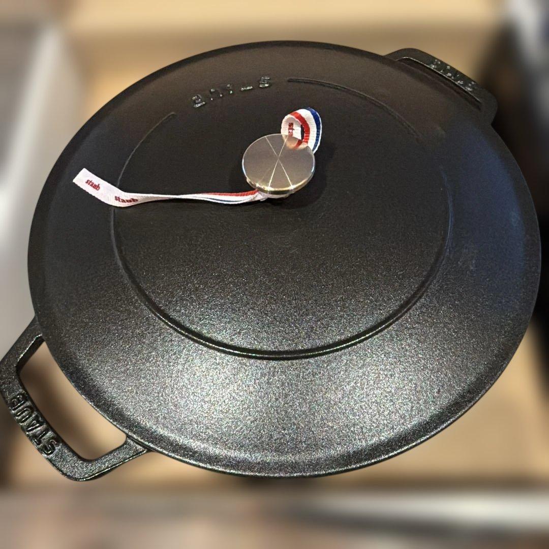 ストウブ staub 鍋 ブレイザーソテーパン 28cmブラック [並行輸入品]