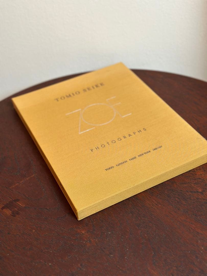 TOMIO SEIKE 『ZOE』 写真集（2000部限定・サイン入り）