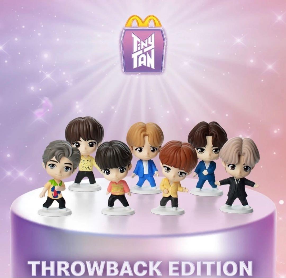 BTS Tiny Tan Throwback Edition 7体セットシール付
