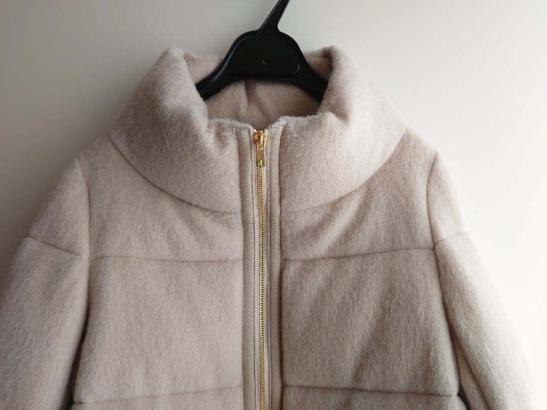 アナイ ANAYI 36 アルパカシャギーダウンコート - メルカリ