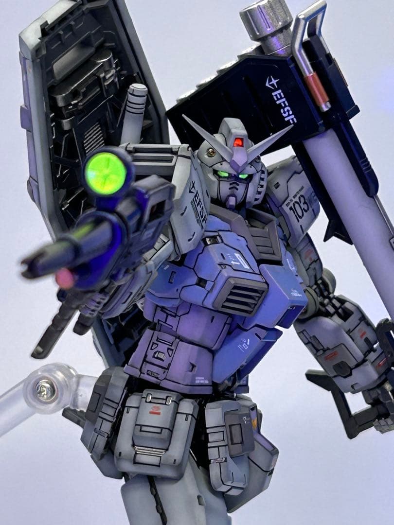 RG 1/144 RX-78-2 ver2.0 全塗装完成品 RG 1/144 RX-78-2 ガンダム Ver.2.0 改修・全塗装製作03 完成 親父が