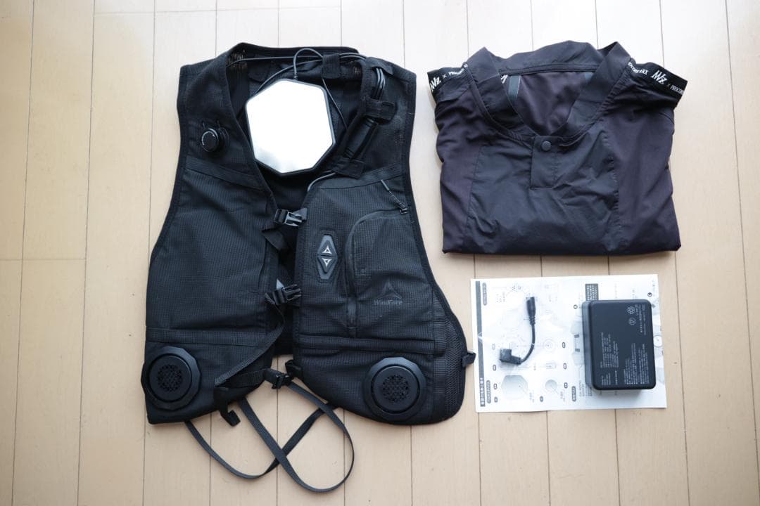 冷却機能付きクールベスト ブラック