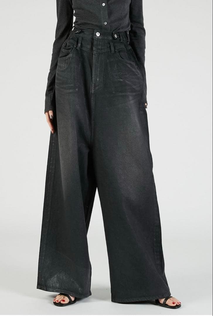 パンツ PRANK PROJECT low crotch loose denim