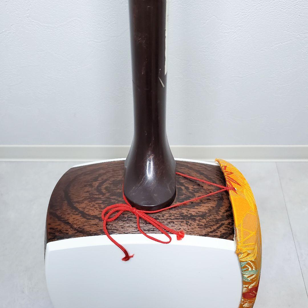 再販なし 中棹三味線 プラスチック製 1本溝 地唄 和楽器 ソフトケース付