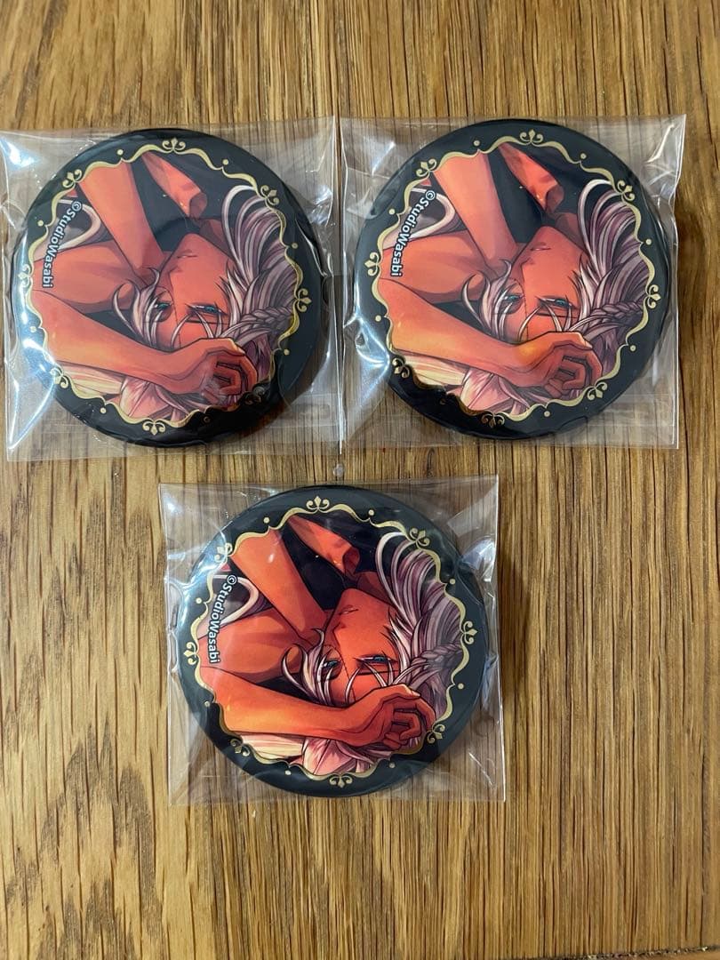 あくねこ ミヤジ 箔押しキャラバッジ 缶バッジ 箔押し缶バッジ - メルカリ