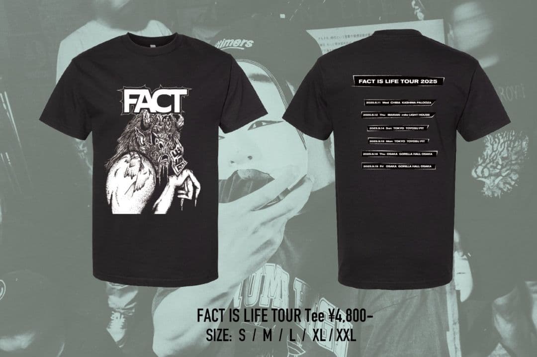 FACT IS LIFE TOUR Tシャツ/XLサイズ - メルカリ